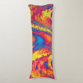 Hippy Swirls..... Lichaamskussen (Voorkant Verticaal)