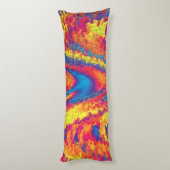 Hippy Swirls..... Lichaamskussen (Achterkant (Verticaal))