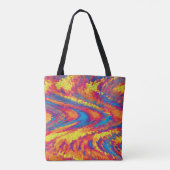 Hippy Swirls.... Tote Bag (Achterkant)