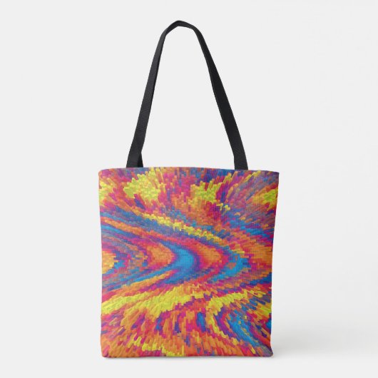 Hippy Swirls.... Tote Bag (Achterkant)
