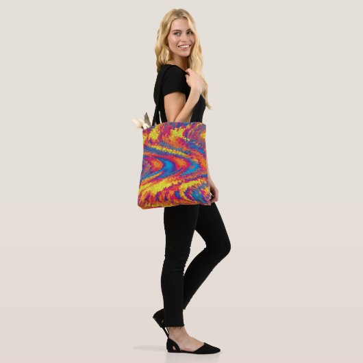 Hippy Swirls.... Tote Bag (Op model)