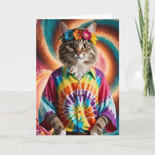 Hippy Tabby Kaart (Voorkant)