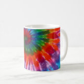 Hippy Tie Dye 60s Retro Colorful Boho Koffiemok (Voorkant rechts)