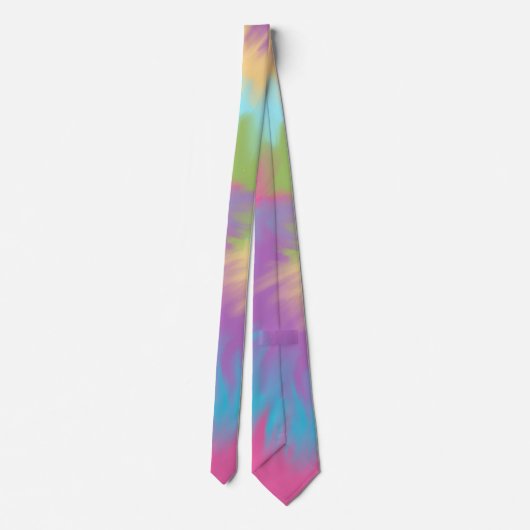 Hippy Tie Dye 60s Retro Stropdas (Achterkant)