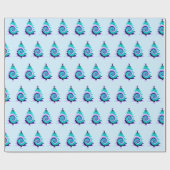 Hippy Vakantie Warpping Cadeaupapier (Vlak)