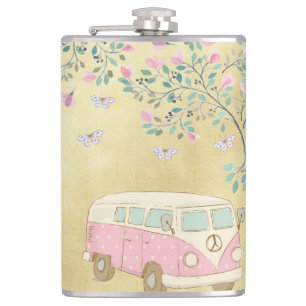 Hippy Van Butterflies en Blossom Gold Heupfles