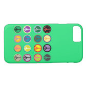 Hippy vredesbord 60s kleurrijk patroon Case-Mate iPhone case (Achterkant (Horizontaal))