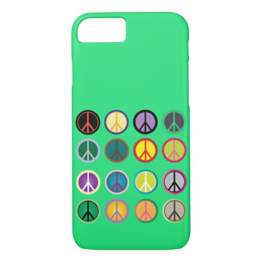 Hippy vredesbord 60s kleurrijk patroon Case-Mate iPhone case (Achterkant)