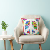 Hippy-vredesbord Cushion Kussen (Stoel)