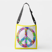 Hippy-vredesbordTote Crossbody Tas (Voorkant)