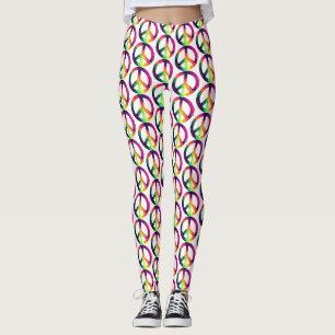 Hippy-vredesteken Leggings