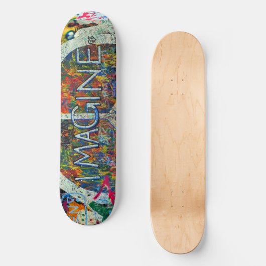 Hippy Wall Art Persoonlijk Skateboard (Voorkant)