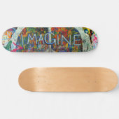 Hippy Wall Art Persoonlijk Skateboard (Horizontaal)