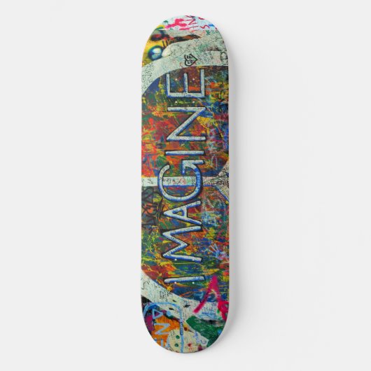 Hippy Wall Art Persoonlijk Skateboard (Voorkant)