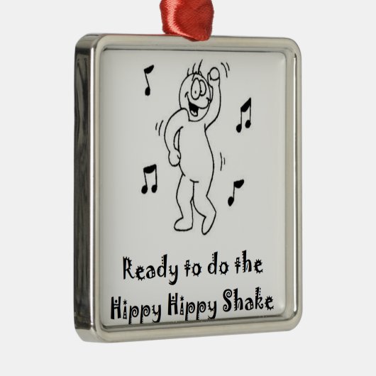 HippyShake Metalen Ornament (Rechts)