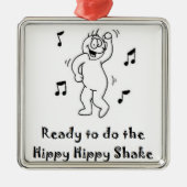 HippyShake Metalen Ornament (Voorkant)