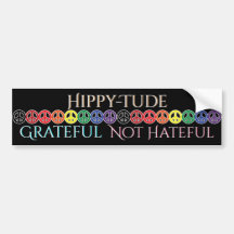 Hippytude Attitude Grateful Peace