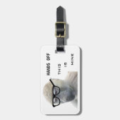 Hipster Aap met Bril Bagagelabel (Voorkant verticaal)