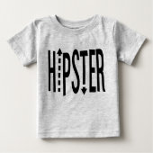Hipster Arrow Typografie T-shirt (Voorkant)