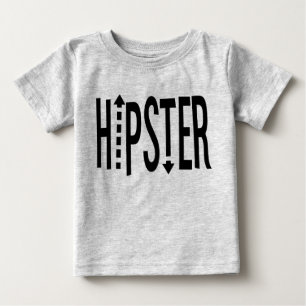 Hipster Arrow Typografie T-shirt