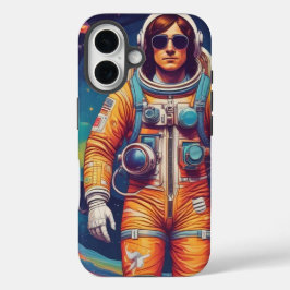 Hipster Astronaut iPhone / iPad hoesje