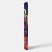 Hipster Astronaut iPhone / iPad hoesje (Achterkant / Links)