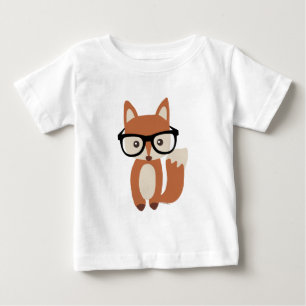 Hipster Baby Fox met bril