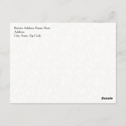 Hipster Baby Fox met bril Briefkaart (Achterkant)