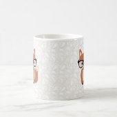 Hipster Baby Fox met bril Koffiemok (Center)