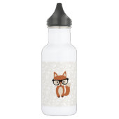 Hipster Baby Fox met bril Waterfles (Links)