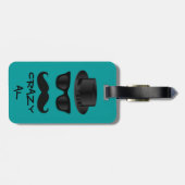 Hipster Bagagelabel (Achterkant horizontaal)