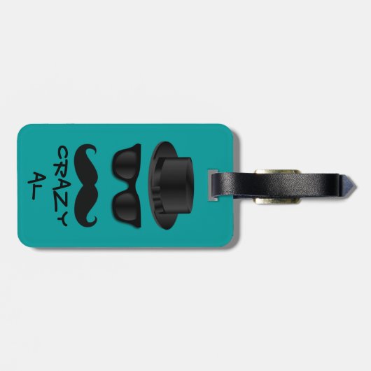 Hipster Bagagelabel (Achterkant horizontaal)