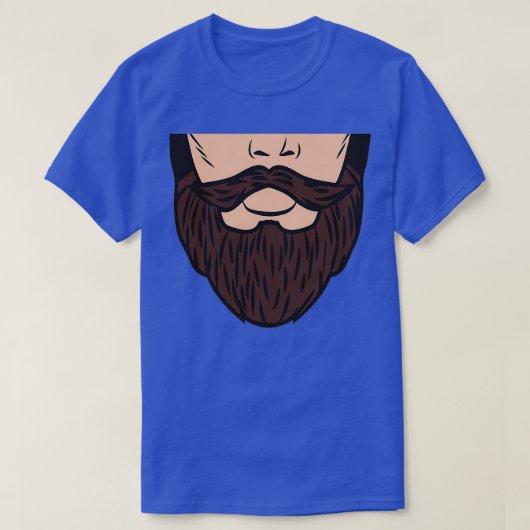 Hipster Beard Mouthguard Gift Hipster beard mouthg T-shirt (Design voorkant)