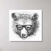 Hipster Beer Canvas Afdruk (Voorkant)