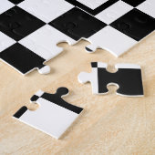 Hipster-Beer op B&W-kastje, gepersonaliseerd Legpuzzel (Zijkant)