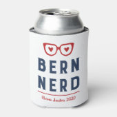 Hipster Bern Nerd | Grappige Bernie Sanders 2020 Blikjeskoeler (Blikje Voorkant)