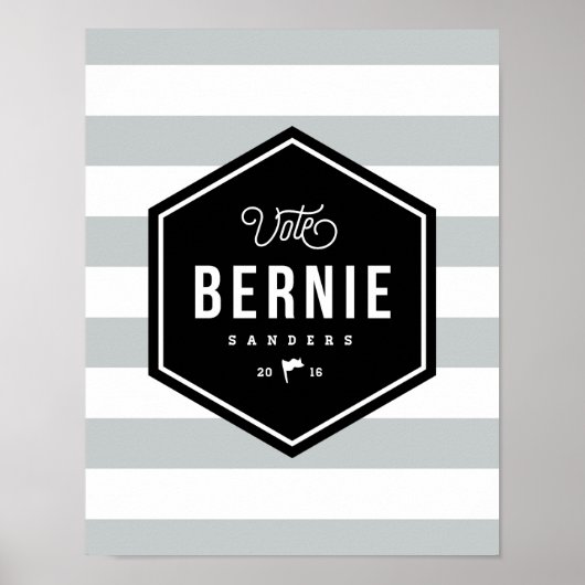 Hipster Bernie Poster (Voorkant)