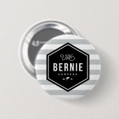 Hipster Bernie Ronde Button 5,7 Cm (Voorkant /achterkant)