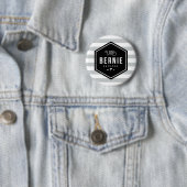 Hipster Bernie Ronde Button 5,7 Cm (In situ)