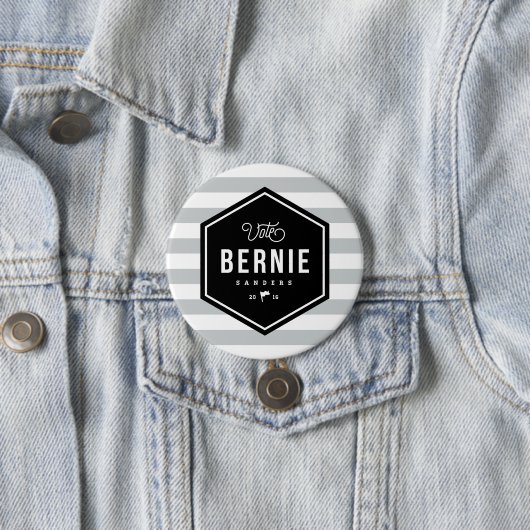 Hipster Bernie Ronde Button 7,6 Cm (In situ)