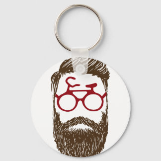 Hipster biker sleutelhanger