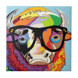 Hipster Bison "Buffalo" Tegeltje
