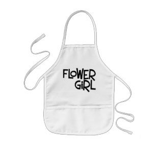 Hipster Bloemenmeisje Kinder Schort