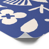 Hipster Botanical Peace Patroon | Poster (Hoek)