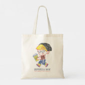 Hipster Boy heeft  Parody-illustratie verstoord Tote Bag (Achterkant)