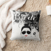 Hipster Bride Two Hearts One Love Aviator Glasses Kussen (Deken)