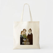 Hipster Bronte Sisters Tote Bag (Voorkant)