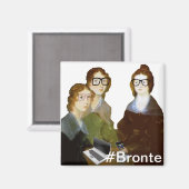 Hipster Bronte Zusters Magneet (Voorkant / Achterkant)