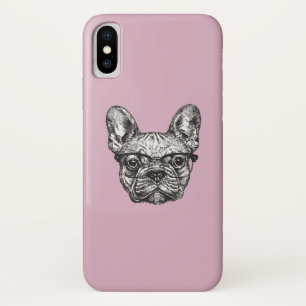 Hipster Bulldog Case-Mate iPhone Case