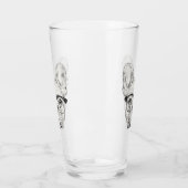 Hipster Bulldog Glas (Links)